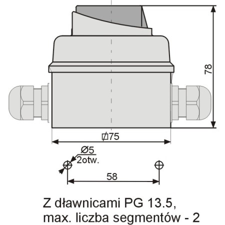 Łącznik krzywkowy ŁUK 12A